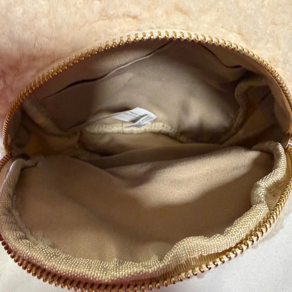 Cozy Chic I Am Sherpa‎ Sling Bag Cream Ivory Faux Shearling Crossbody Backpack